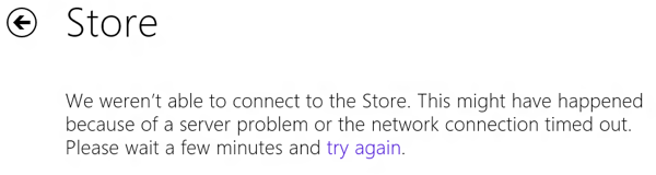 Windows商店无法连接