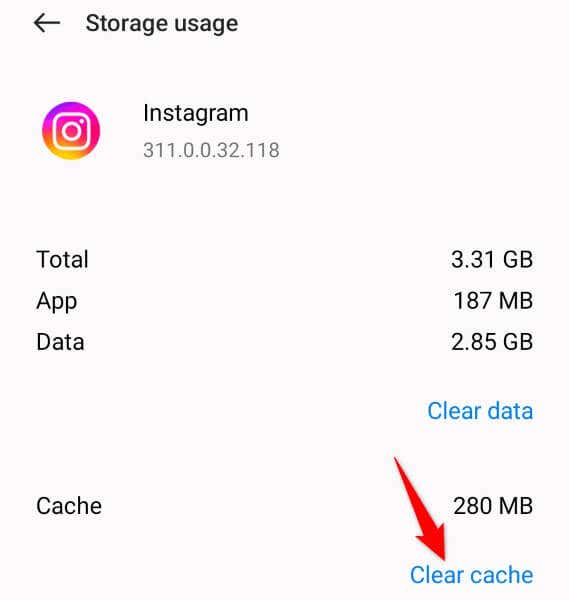 清除 Android 设备上的 Instagram 缓存图片 2