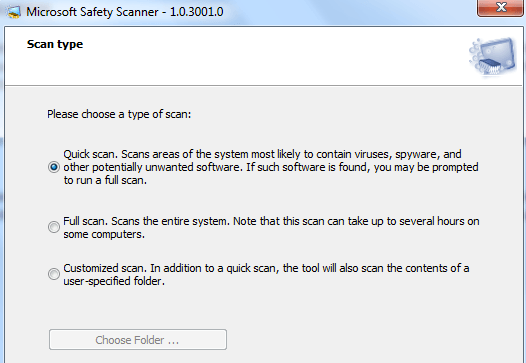 微软安全扫描仪