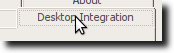 桌面集成选项卡