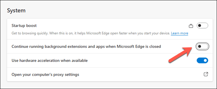 如何停止 Microsoft Edge 在关闭时在后台运行图片 5